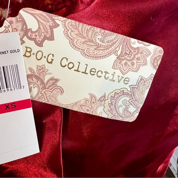 NEW B.O.G. Collective Melrose Jacket in Garnet Gold size XS - Picture 9 of 10